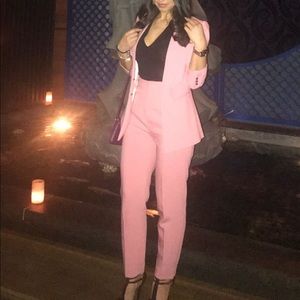 Zara 2 piece Pink Suit Blazer+Pants